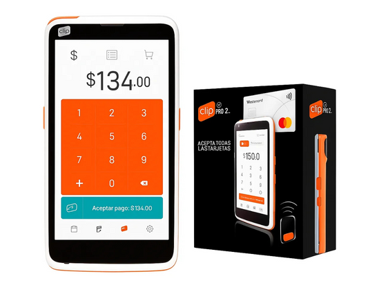 Terminal Clip Pro 2 Contactless | Dualbalance | Cobros Rápidos Y Seguros